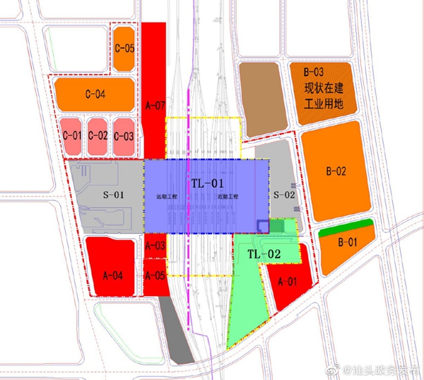 汕頭高鐵站鐵路用地規(guī)劃