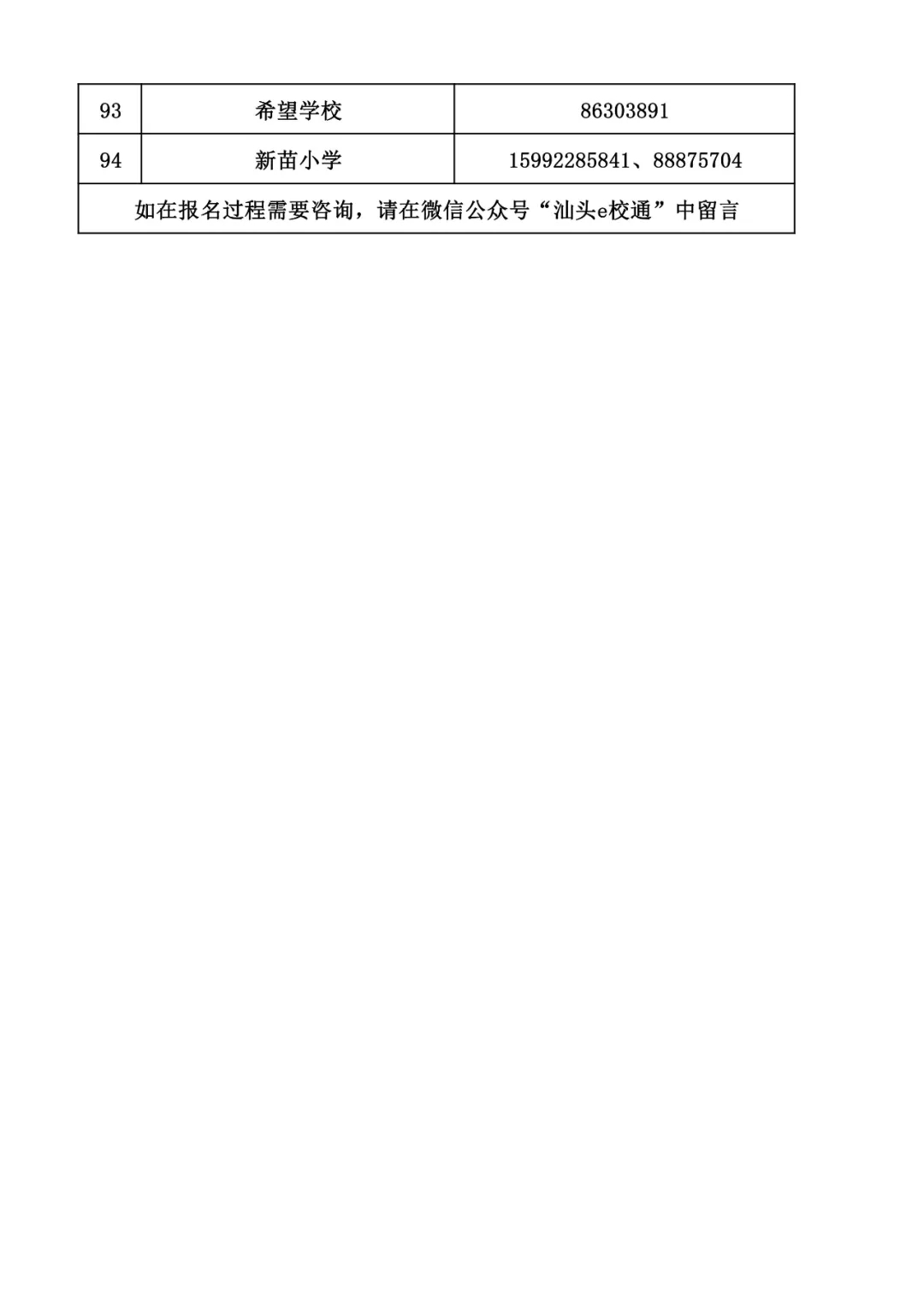 龍湖區(qū)義務(wù)教育階段新生入學(xué)指引及小學(xué)網(wǎng)上報名咨詢電話